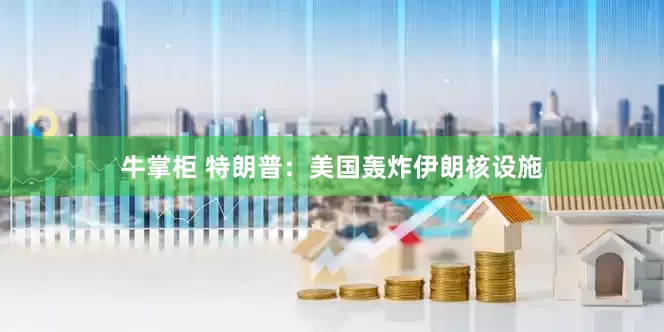 牛掌柜 特朗普：美国轰炸伊朗核设施