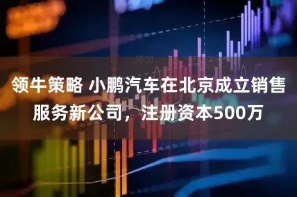 领牛策略 小鹏汽车在北京成立销售服务新公司，注册资本500万