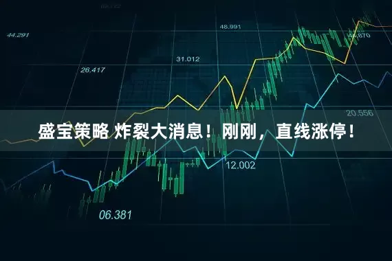 盛宝策略 炸裂大消息！刚刚，直线涨停！